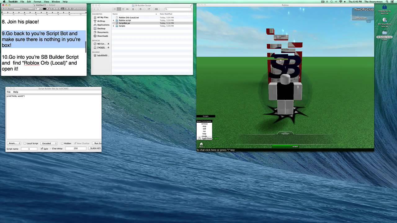 playing roblox on macbook pro